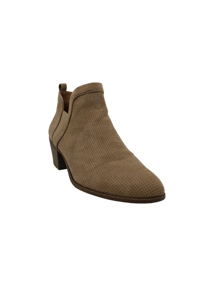STYLE & COMPANY Womens Brown Gore Myrrah Almond Toe Block Heel Booties 11 M
