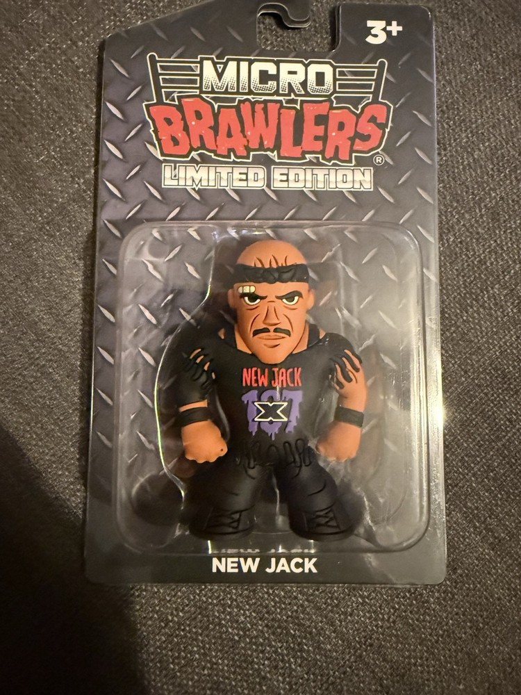 ECW New Jack Micro Brawlers Pro Wrestling Crate Tees Exclusive Figure