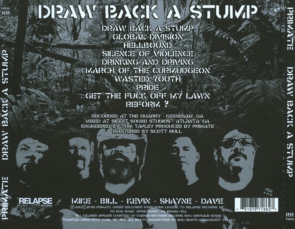 Primate Draw Back A Stump Brand New CD Album