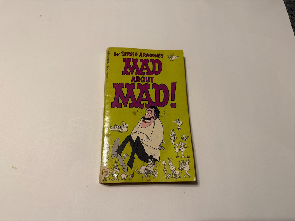Vintage Humor Book MAD About Mad by Sergio Aragones  BIS