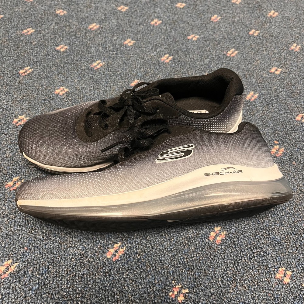 Skechers Women's Skech Air Element 2.0 Sneakers Blk/Wht Sneakers Sz 9 Run Walk