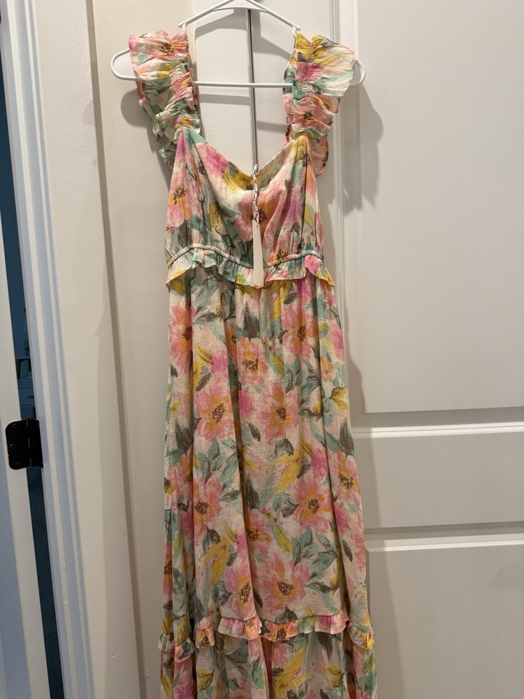 By the River  Maxi Dress Floral Size M New With Tags