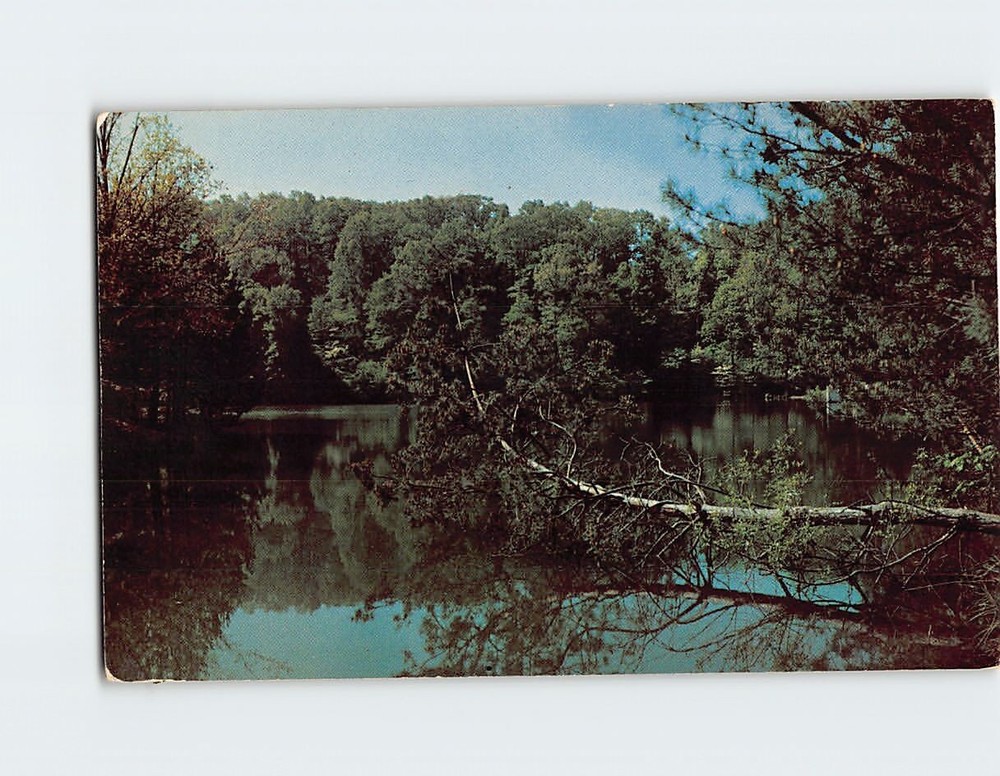Postcard Ogle Lake Brown County State Park Nashville Indiana USA