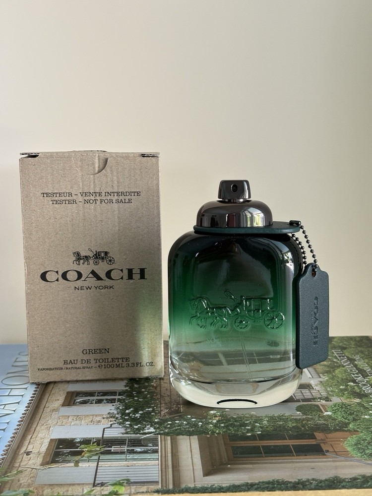 Coach Men's Green Eau de Toilette Spray 3.3 fl oz [New Tester]