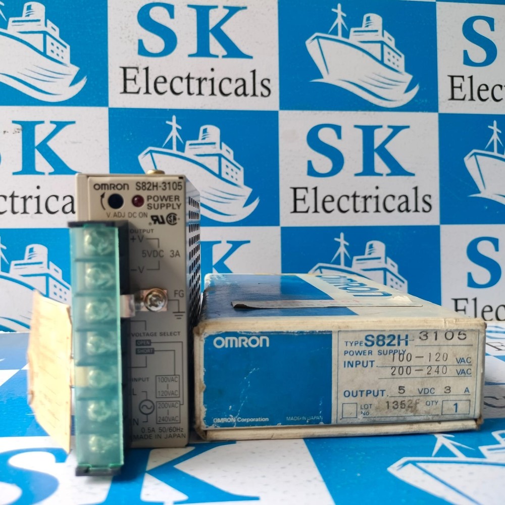 NEW OMRON S82H-3105 SWITCHING POWER SUPPLY 100-120VAC/200-240VAC