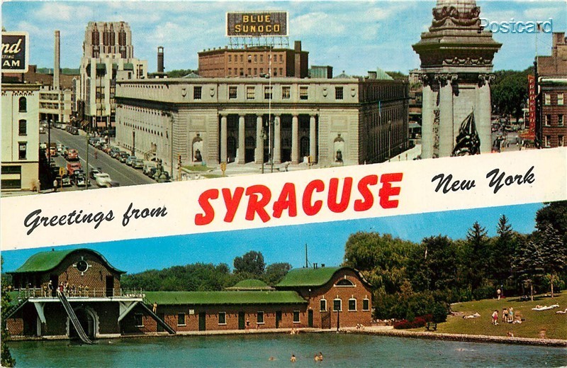 NY, Syracuse, New York, Multi View, Dexter Press No. 11029-B