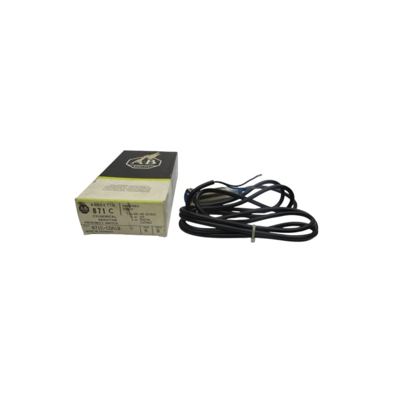 Allen Bradley 871C-C5A18 Ser. A Rev. B 24-250Vac (Bk/Yl) Nsmp