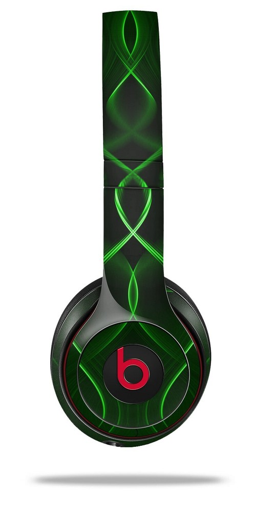 Skin Beats Solo 2 3 Abstract 01 Green Wireless Headphones NOT INCLUDED