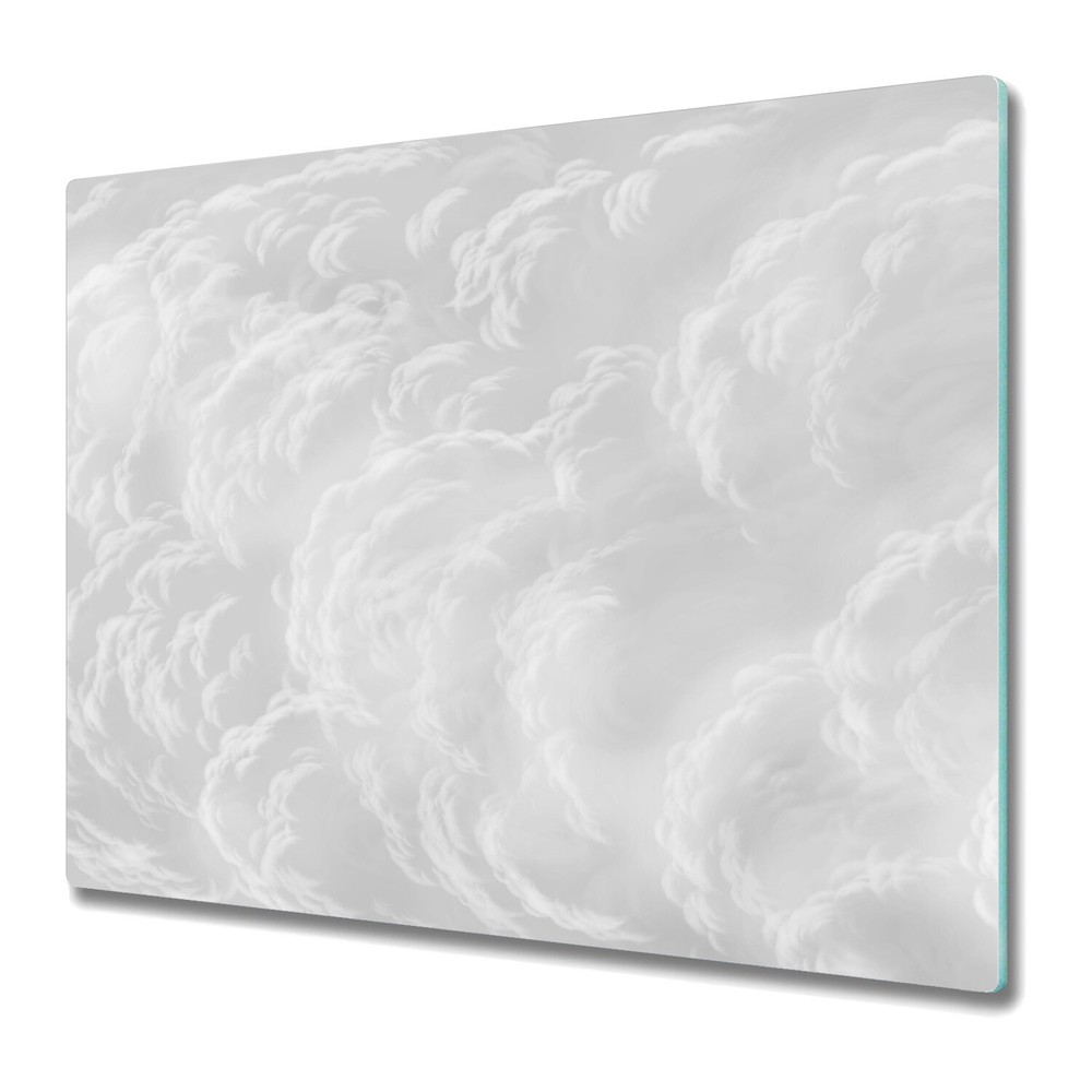 Glass Surface Protector Worktop Saver Cloudy Sky Clouds Sky Watercolour 60x52