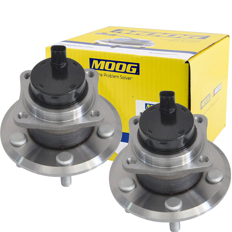 MOOG Pair Rear Wheel Hub Bearing for Toyota Corolla Pontiac Vibe 2003-2009 5-Lug