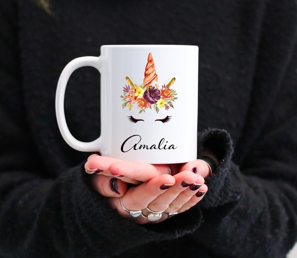 Personalized Unicorn Mug Unicorn Gift For Friend Personalized Mug Custom Coffee
