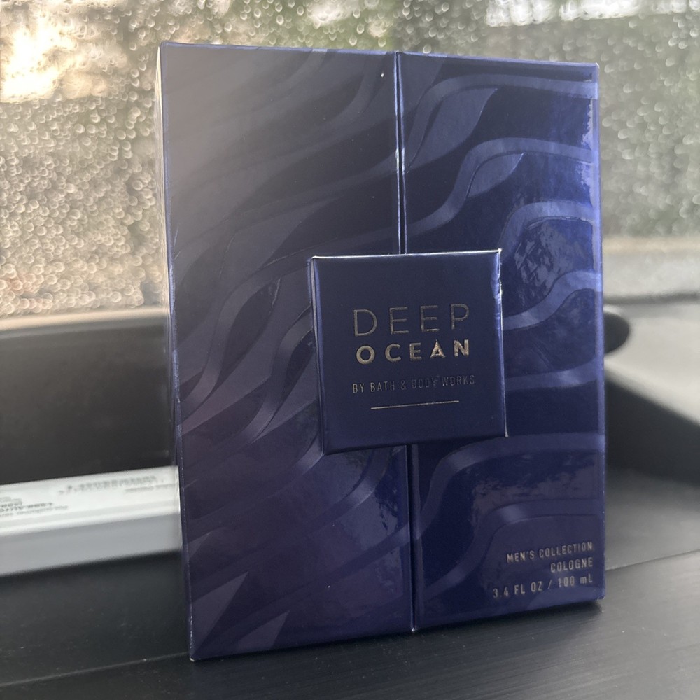 Bath Body Works DEEP OCEAN Men's Collection Cologne Fragrance Spray 3.4 oz