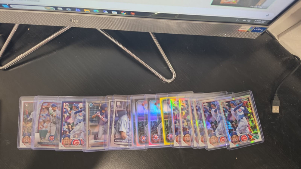 Christopher Morel Baseball Card Lot 20 Cards Chicago Cubs Rookies Parallels