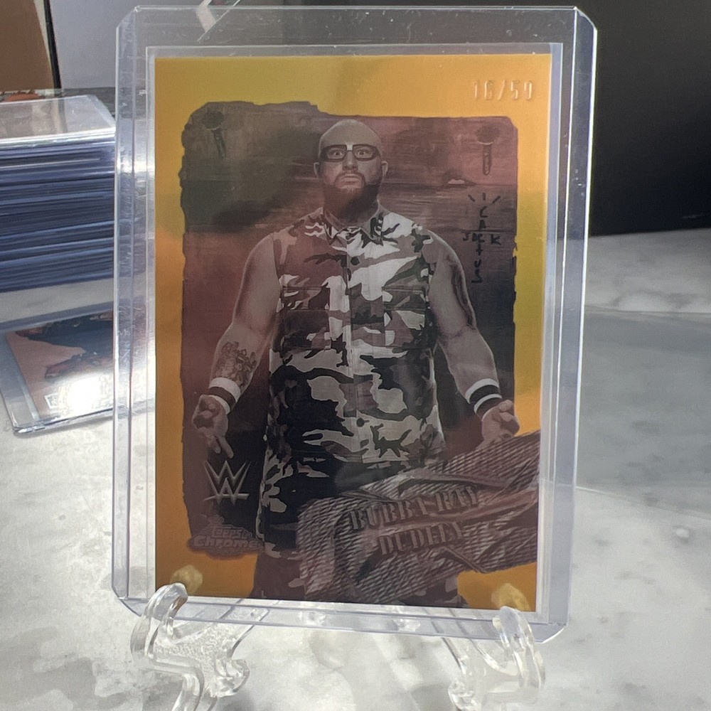 2025 Topps Chrome WWE X Cactus Jack Rodeo Rebels Bubba Ray Dudley Gold /50