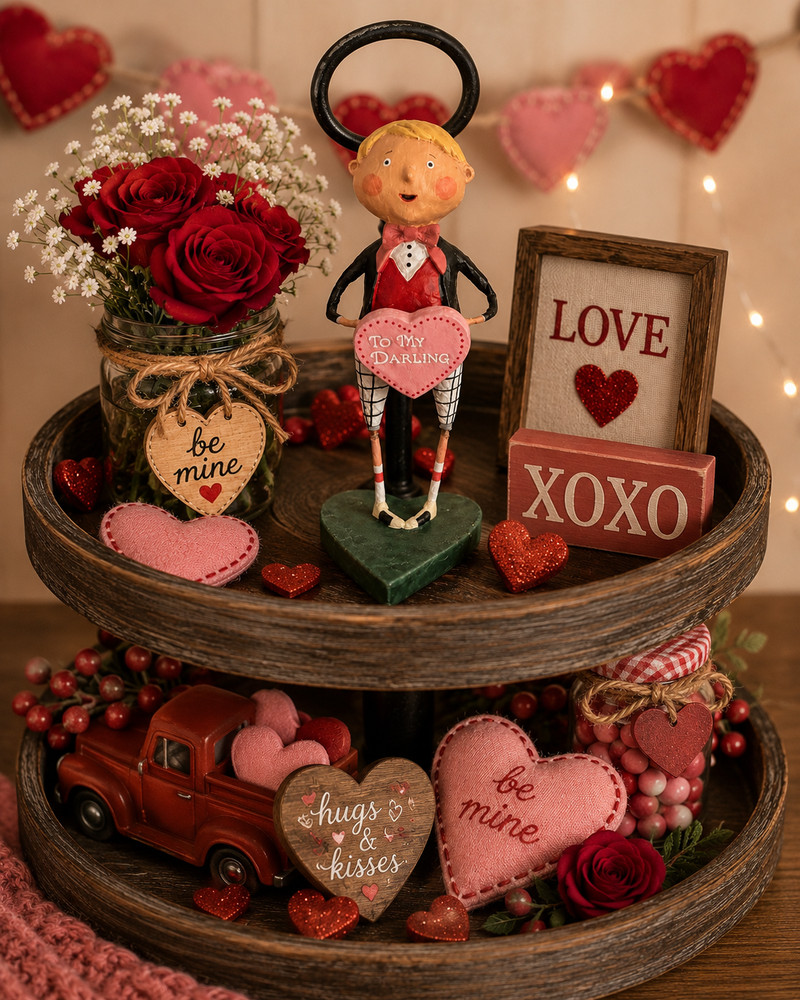 Lori Mitchell Valentines Day Robyn's Love Figurine 6.5