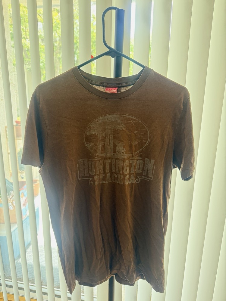 Hollister T Shirt Men Medium Huntington Beach