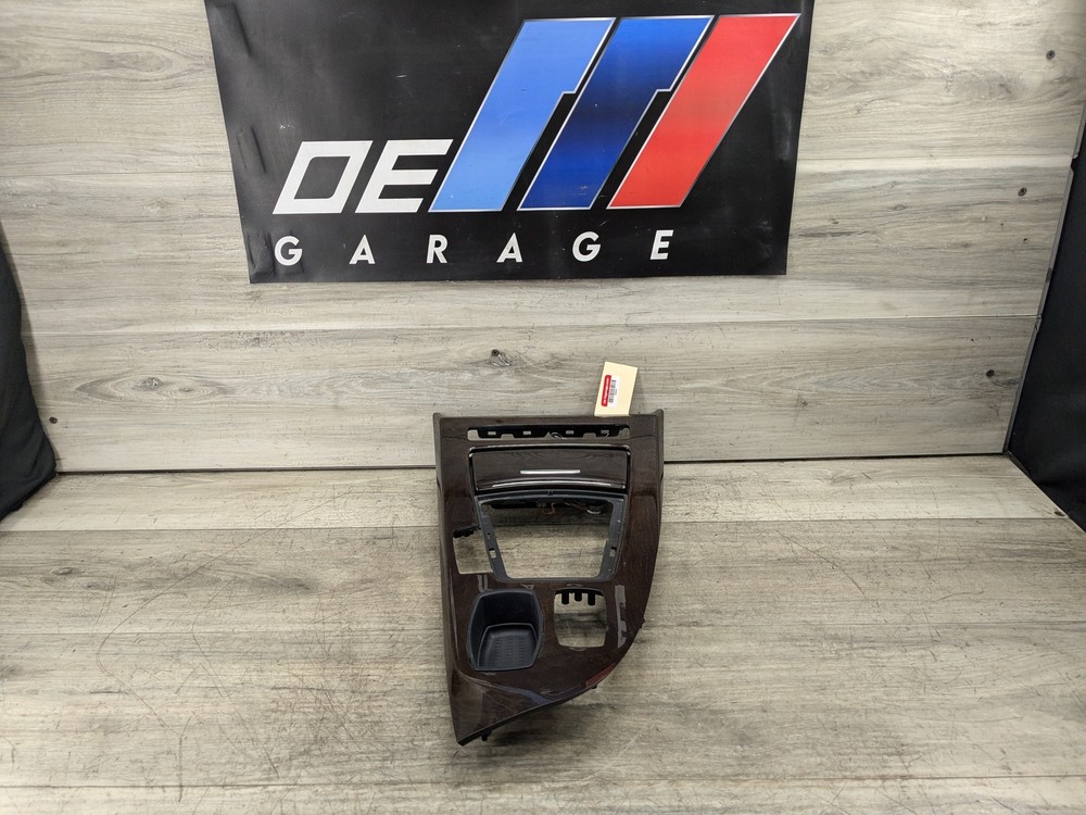 09-16 OEM BMW E89 Z4 Center Console Wood Trim Cover trim
