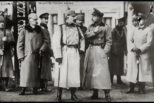 Photo:Kaiser,Crown Prince in France,Bain News Service