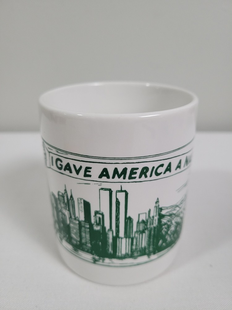 Vintage I gave America A NASA Solution Coffee Mug NYC Twin Towers