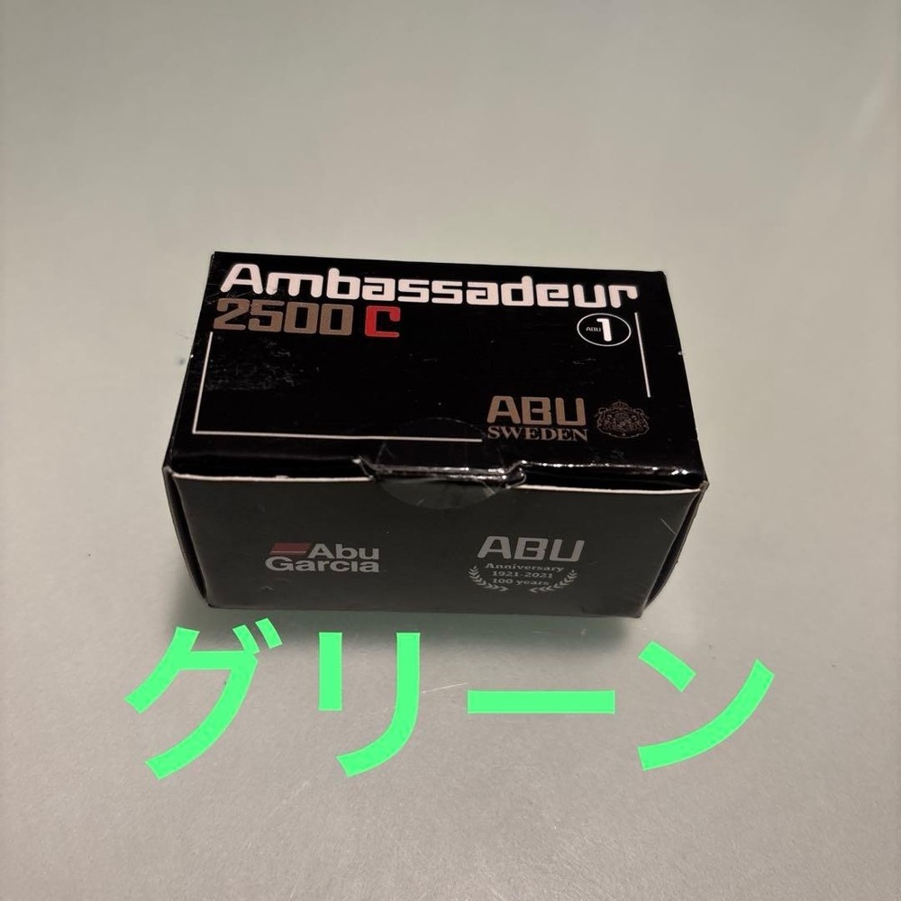 Abu Garcia Ambassadeur 100th Anniversary Miniature 2500C Green With Box New