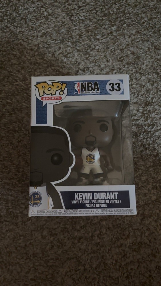 Funko POP Sports NBA 33 Kevin Durant KD Golden States Warriors