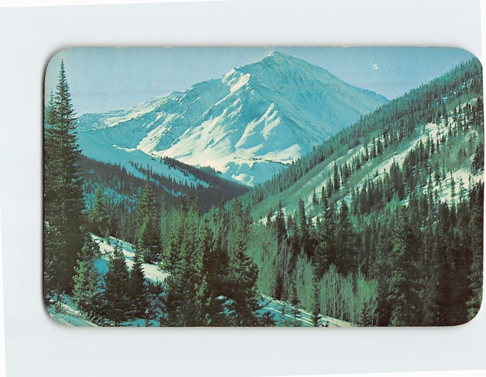 Postcard Torreys Peak from Grizzly Gulch Loveland Pass Colorado USA