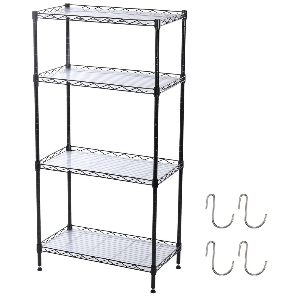 4 Tier Adjustable Storage Shelf 21.7