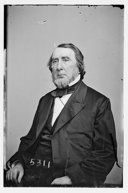 Photo:Hon. Thompson Campbell 1850s Portrait Photograph