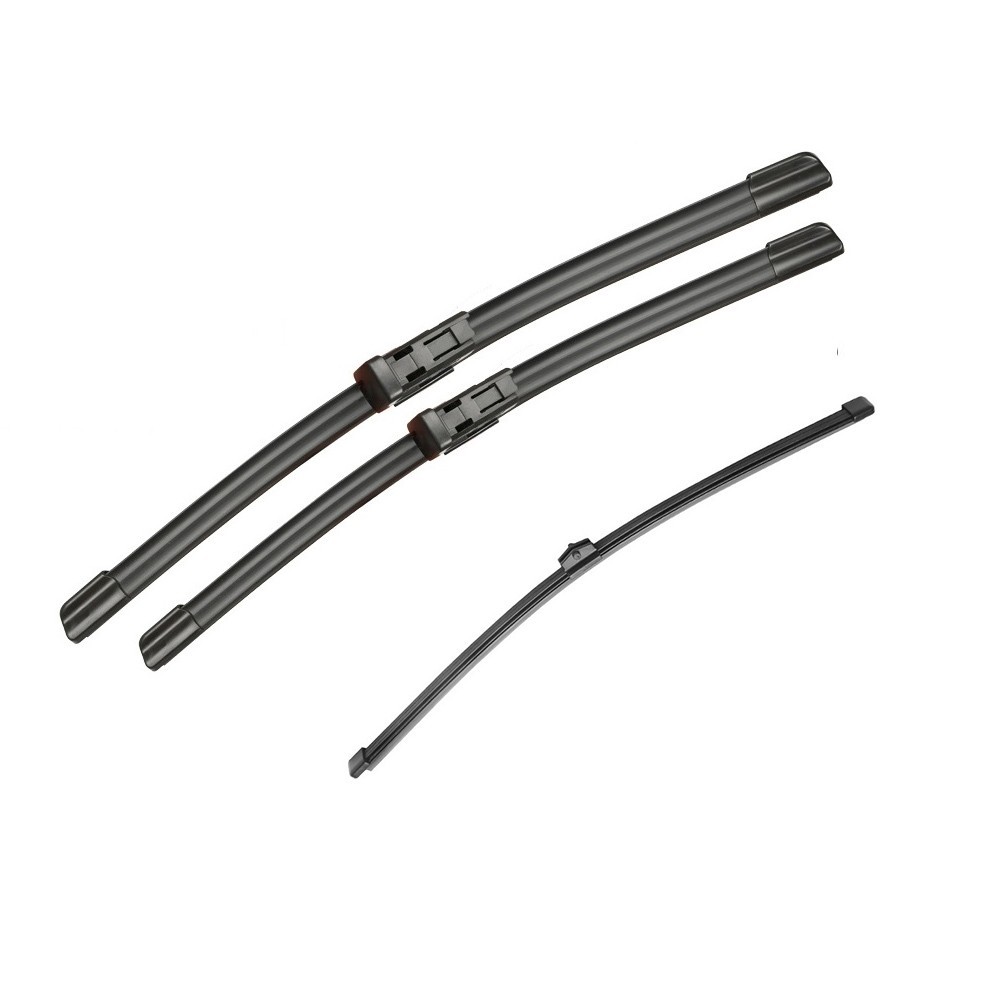 Front & Rear Windshield Wiper Blades Set For Audi Q7 2016 - 2023 OEM Quality