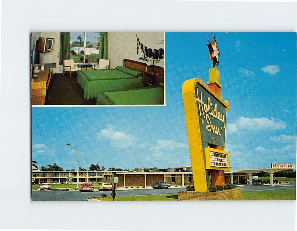 Postcard Holiday Inn Dunn North Carolina USA