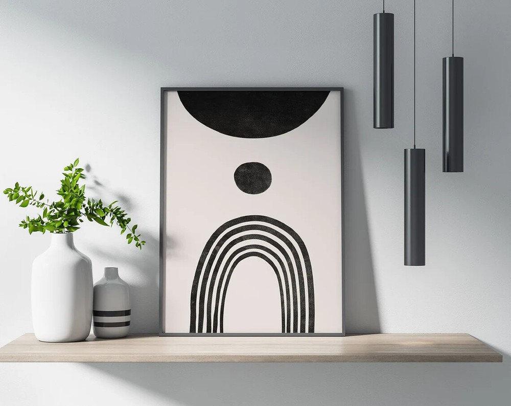 Abstract Minimalistic Minimal Art Poster Premium Quality Choose your Size