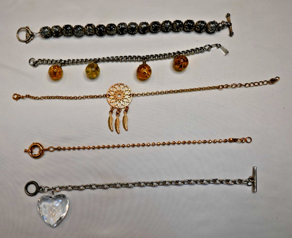 Costume Jewelry Bracelets - Lot of 5