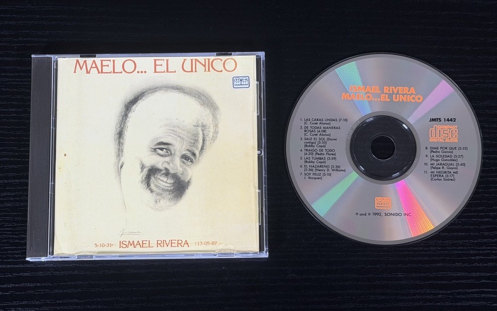 Ismael Rivera - Maelo... El Unico - 1992 - JMTS 1442 Salsa CD Sonido Inc Tested!