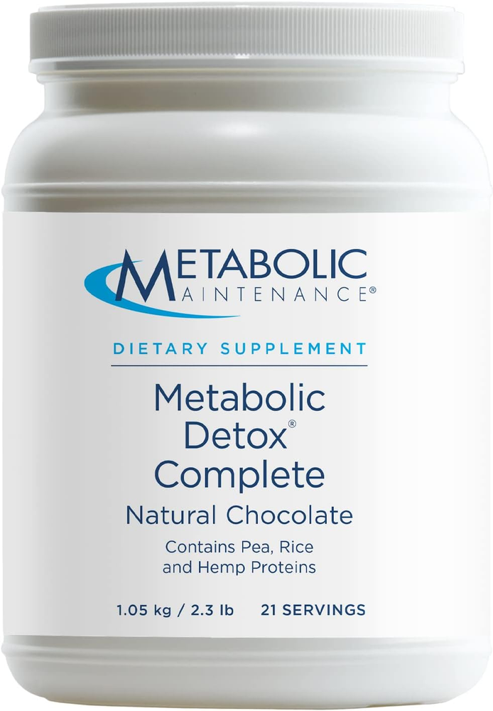 Metabolic Detox Complete - Chocolate Shake - Plant + Pea Protein Powder for Full