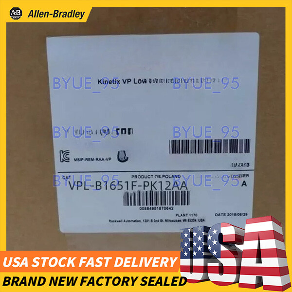 New Factory sealed Allen-Bradley VPL-B1651F-PK12AA Servo Motor Free Shipping