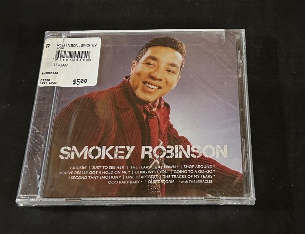 SMOKEY ROBINSON  ICON NEW CD ( Made In Mexico)