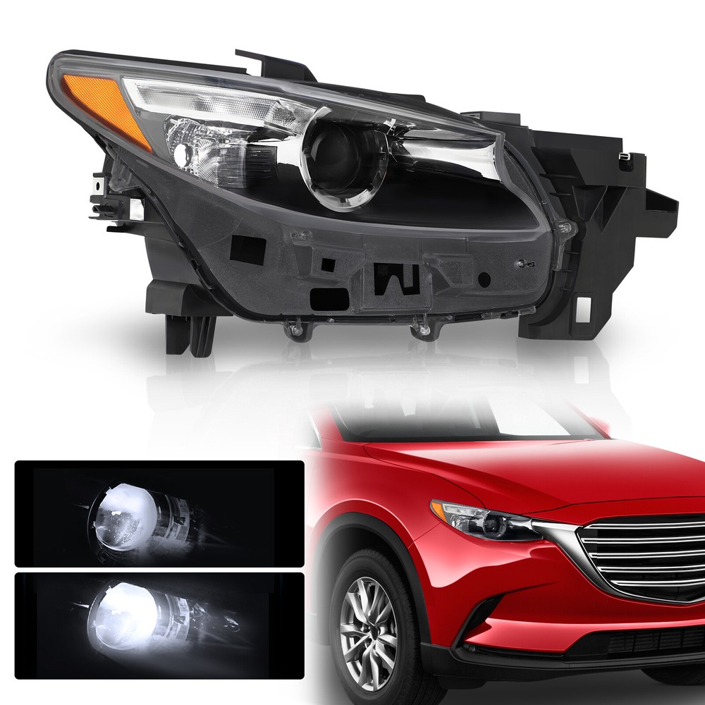 Passenger LED Headlight For 2016 2017 2018 2019 2020 Mazda CX-9 CX9 w/o AFS RH