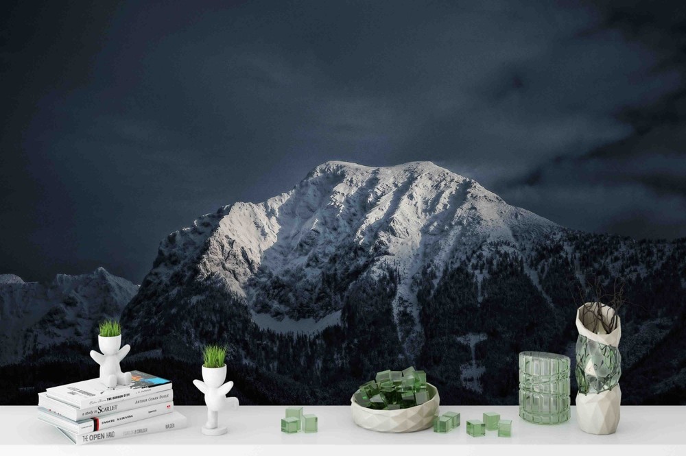3D Snow Mountain Landscape Wall Murals Wallpaper Murals Wall Sticker 2