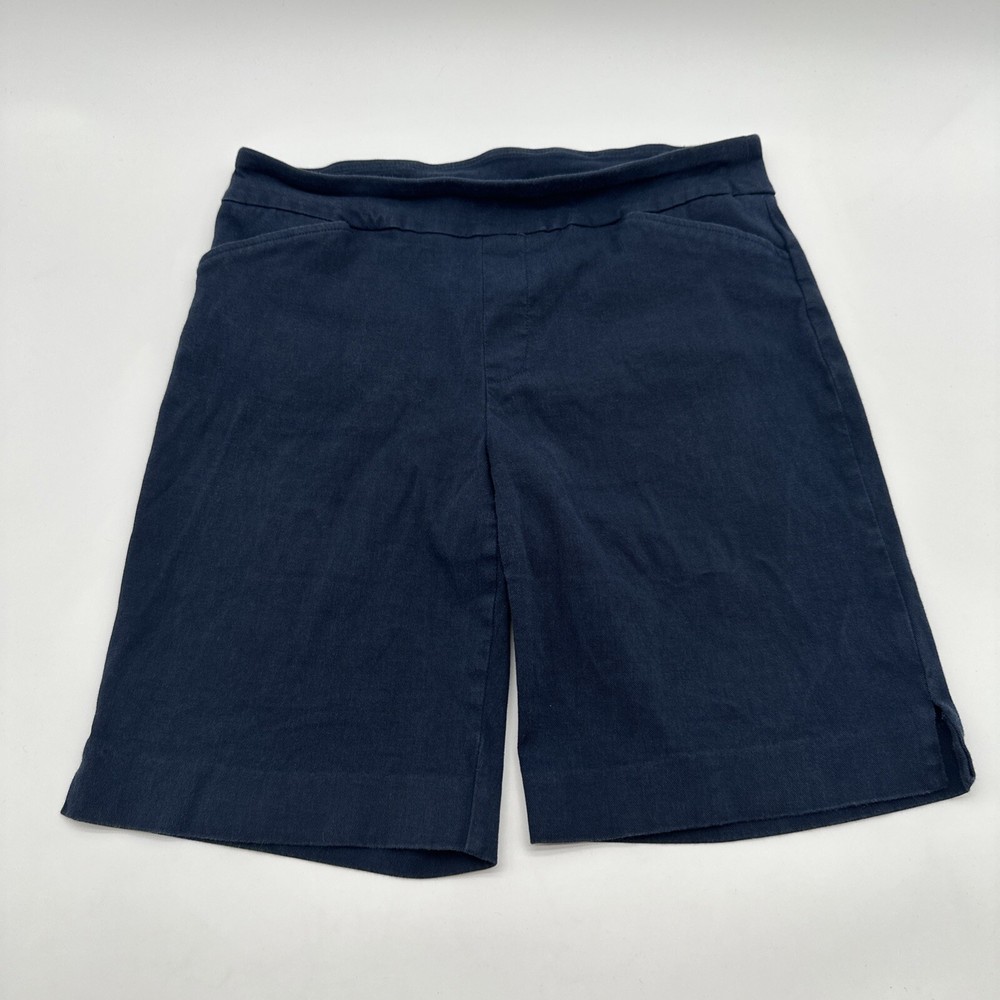 Time and Tru Womens Medium 8-10 Blue Pocket Shorts #19233