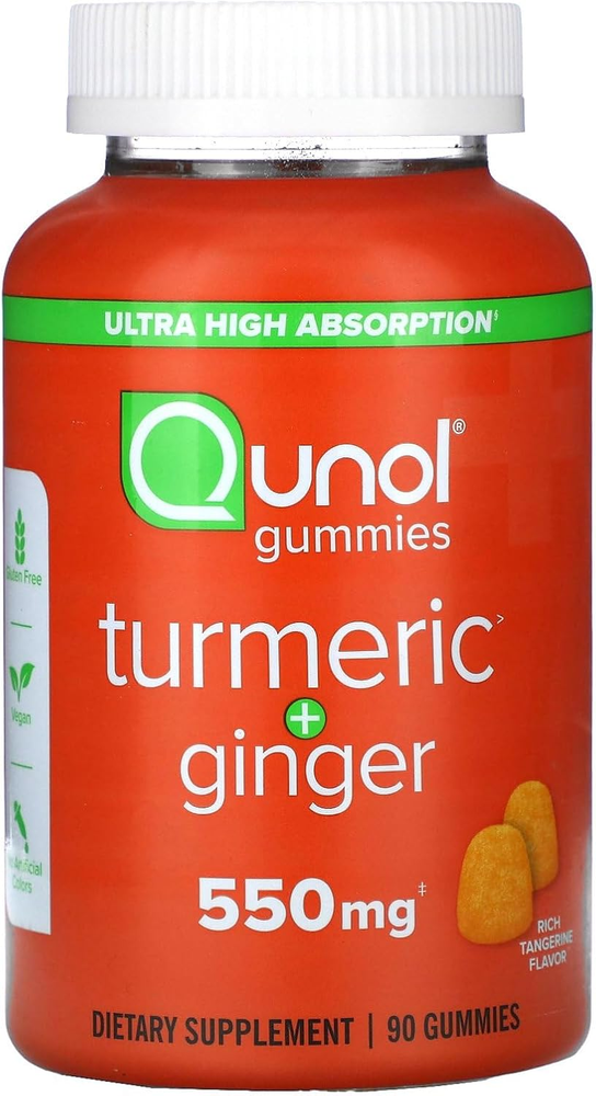 Turmeric and Ginger Gummies - Joint Support Supplement with Ultra High Absorptio