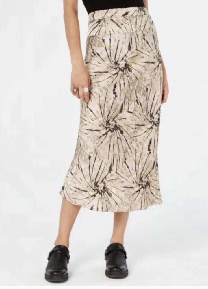 Free People Magic Smoke Combo Normani Bias Maxi Skirt SIZE 4