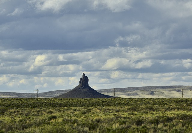 Photo:Boar's Tusk Rock Springs Wyoming 2016 volcanic butte landscape
