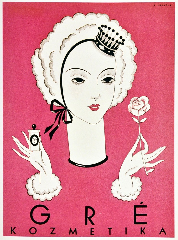 Decoration poster.Interior design Art.Retro fashion.Cosmetics queen.6359