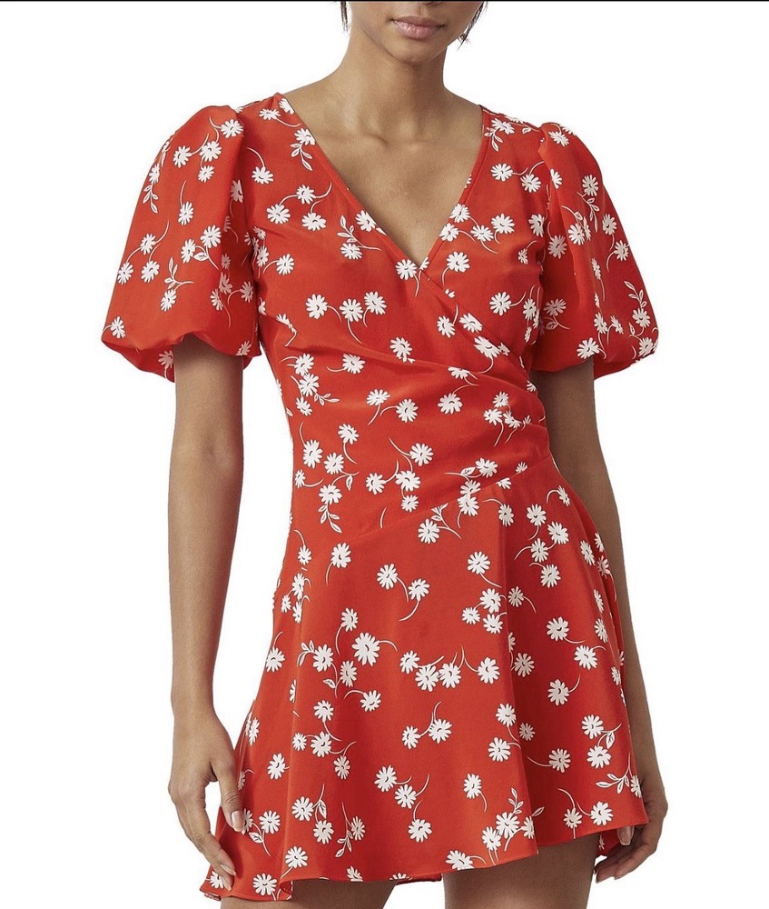 Bec And Bridge Daisy Wrap Mini Dress