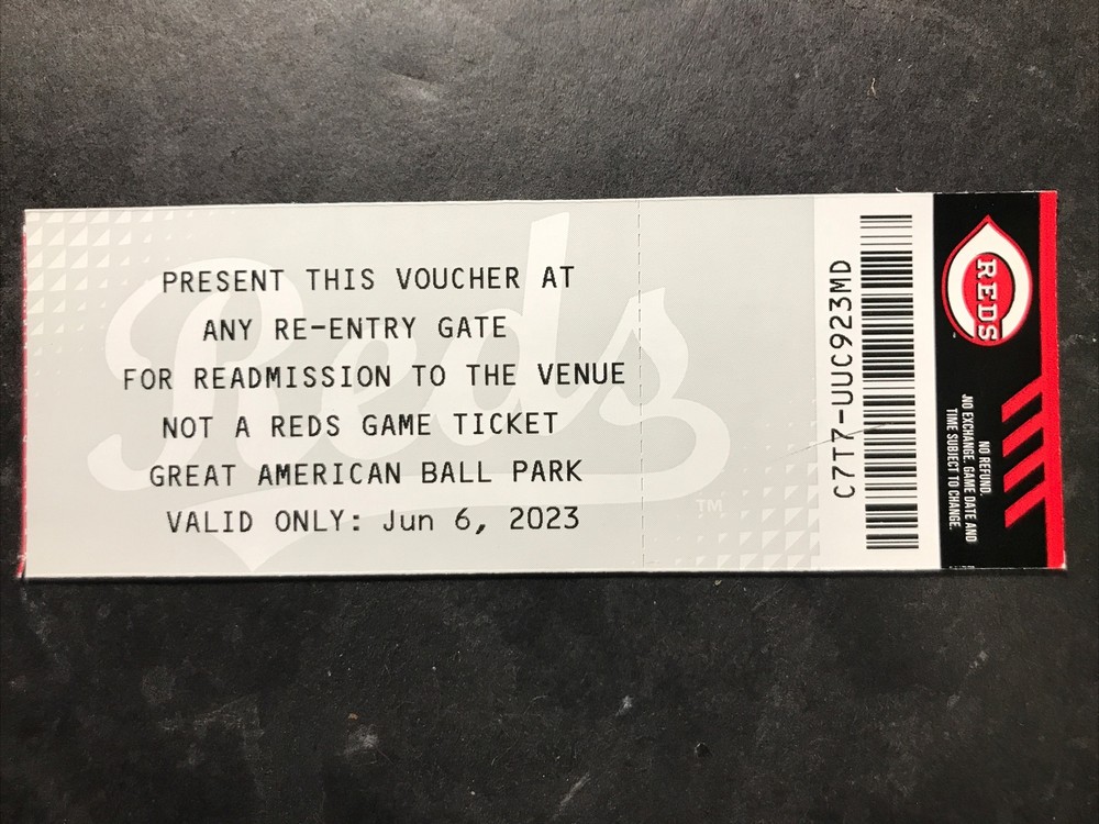 Elly De La Cruz MLB DEBUT ROOKIE RC TICKET 6/6/23 MINT!! CINCINNATI REDS RARE!!