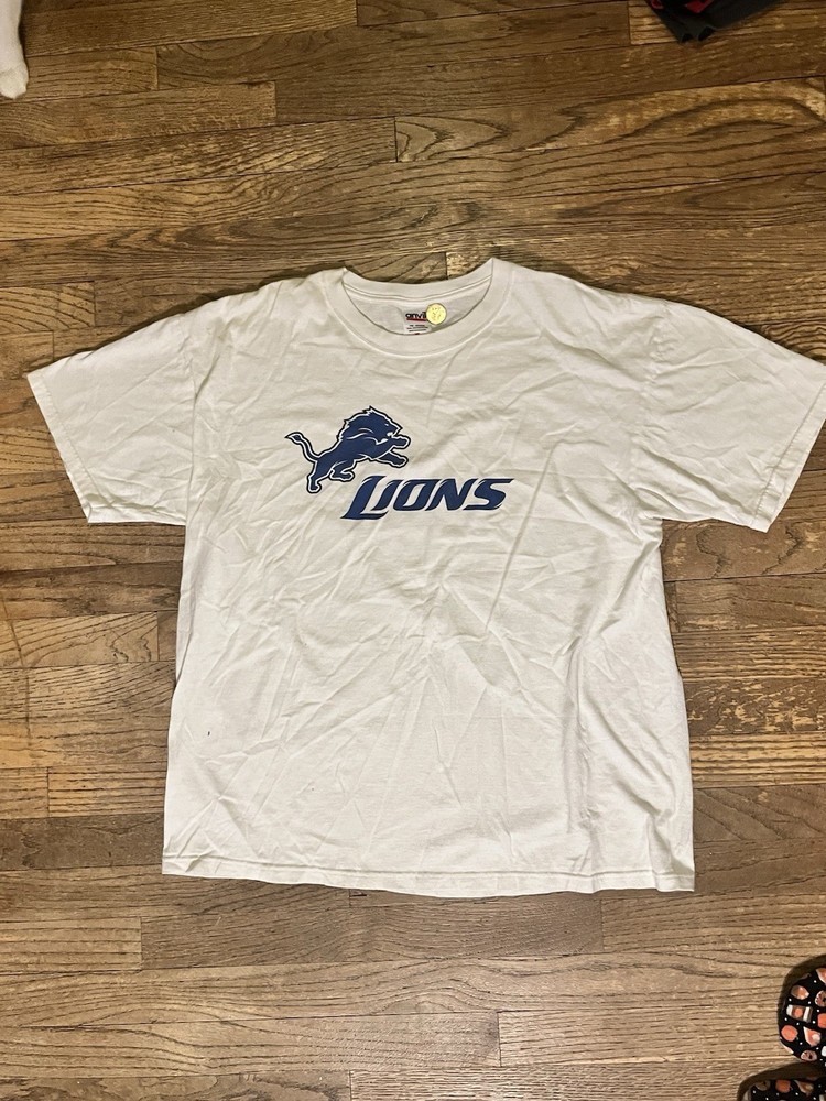 Vintage Detroit Lions Graphic T Shirt On Anvil Tag XL FAST SHIPPING