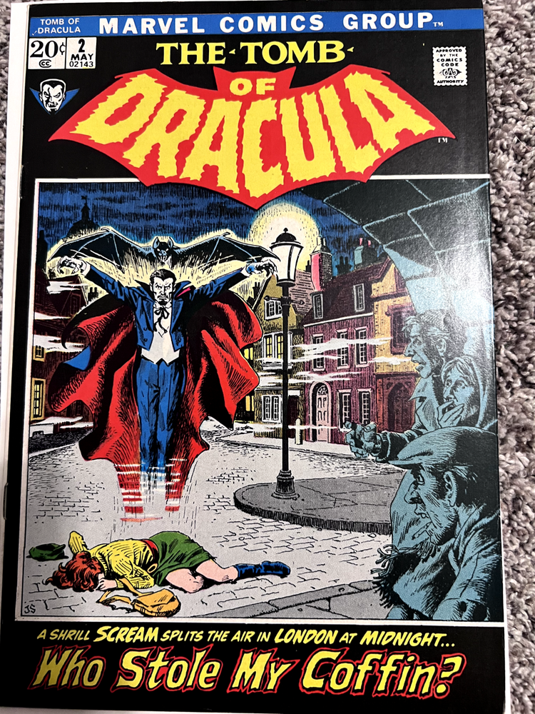 The Tomb of Dracula #2 VF+ Whole Stole My Coffin