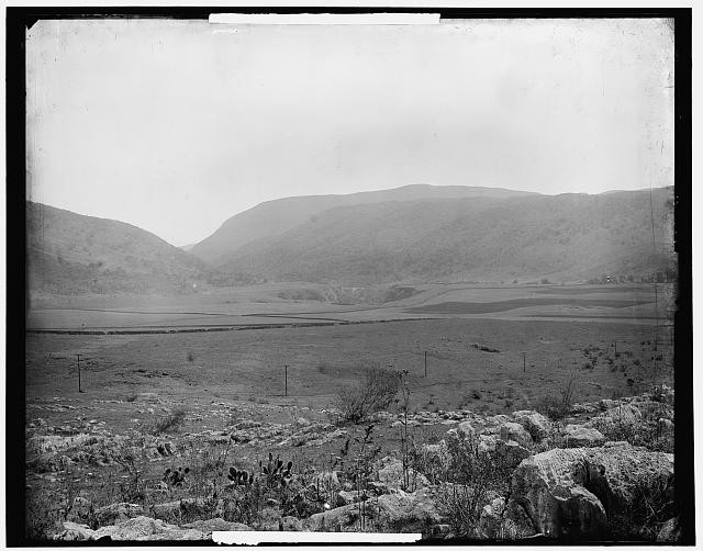 Valley,mountains,cliffs,plants,rocks,Mexico,Detroit Publishing Company,1880
