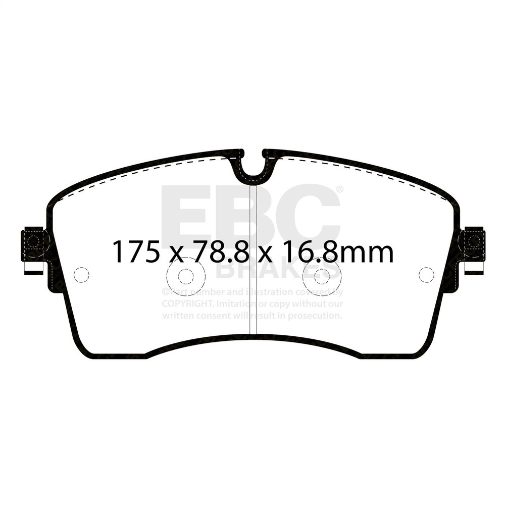 EBC Brakes DP42385R Yellowstuff Street And Track Brake Pads