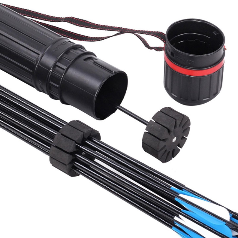 Arrow Carrier Tube Telescopic Lightweight Back Quiver for Outdoor Activities